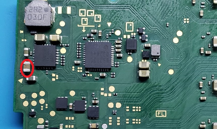 Switch lite lost cap near BQ24193 - Nintendo Switch Lite - TronicsFix