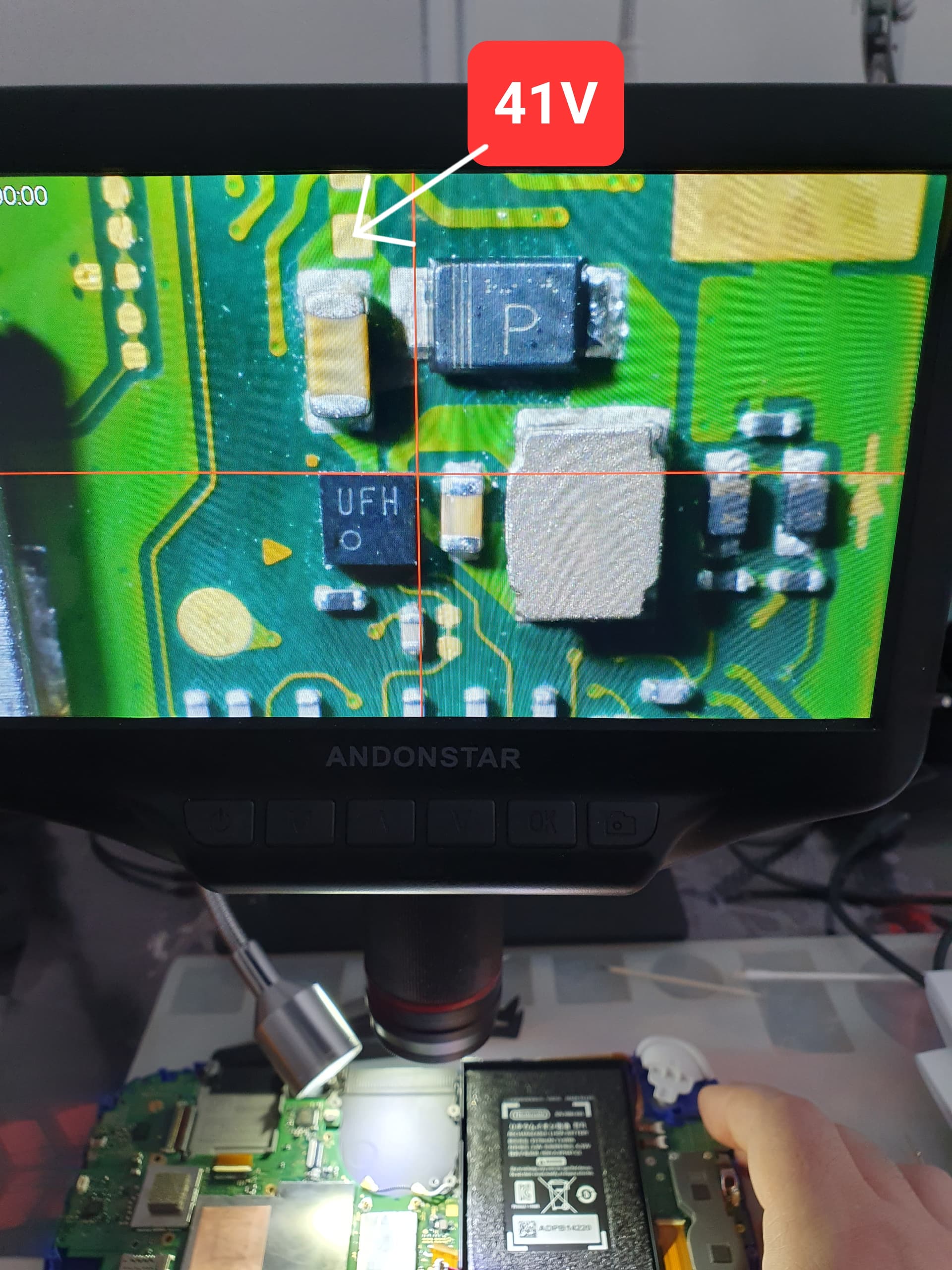 Backlight Switch Lite 41v output (no 17v) - Nintendo Switch Lite