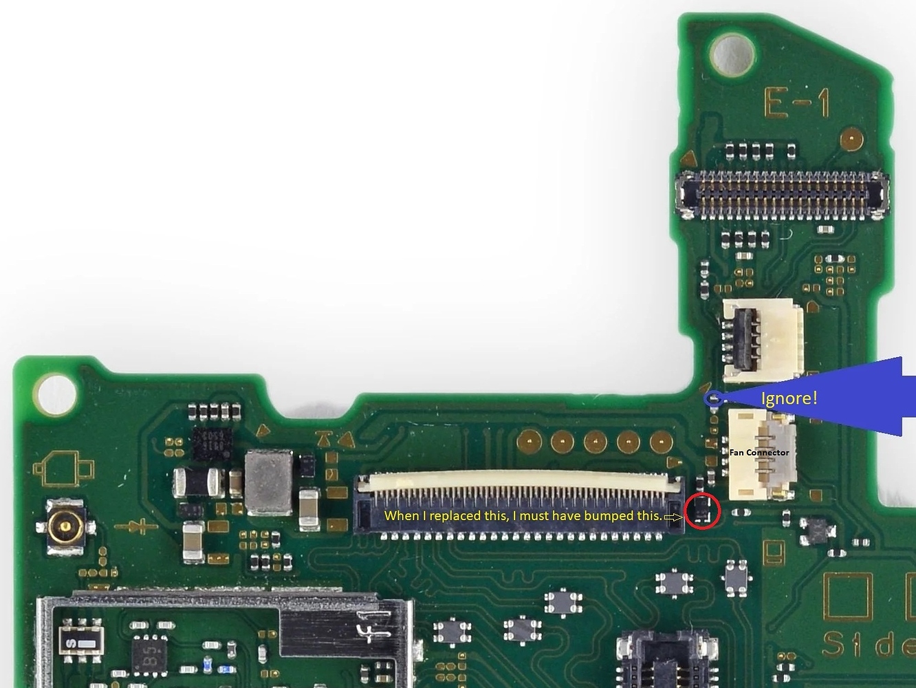 Fan runs at high speed continuously Nintendo Switch TronicsFix