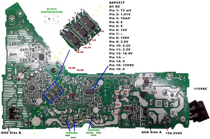 Voltajes PS5 - Power supply