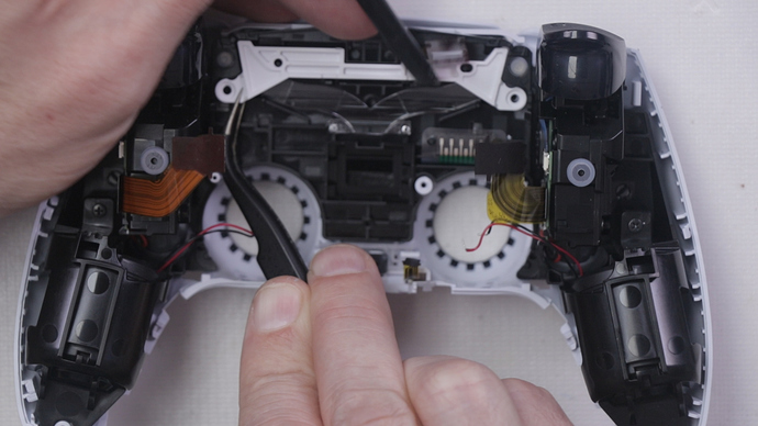 Step 11 - 1 Remove White Piece and Clear Piece