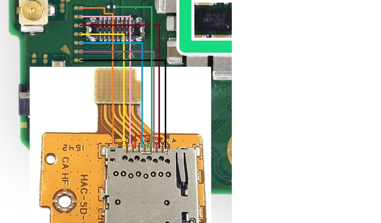 Missing pin on Nintendo Switch MB socket that holds the SD Card reader - Nintendo Switch ...