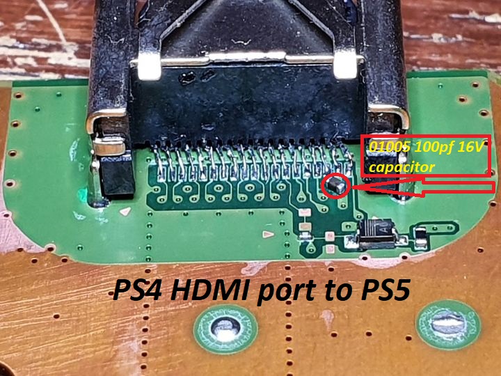 Ps5 Hdmi Port Replacement With The Ps4 Slim Port With Jumpers Ps5